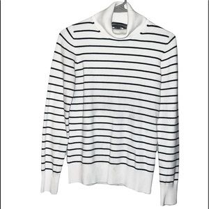 French Connection Striped Turtleneck Sweater